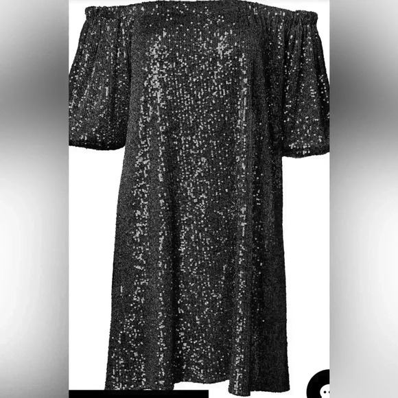 Sequin Off-The-Shoulder Dress Size 
Small and medium - Picture 3 of 16